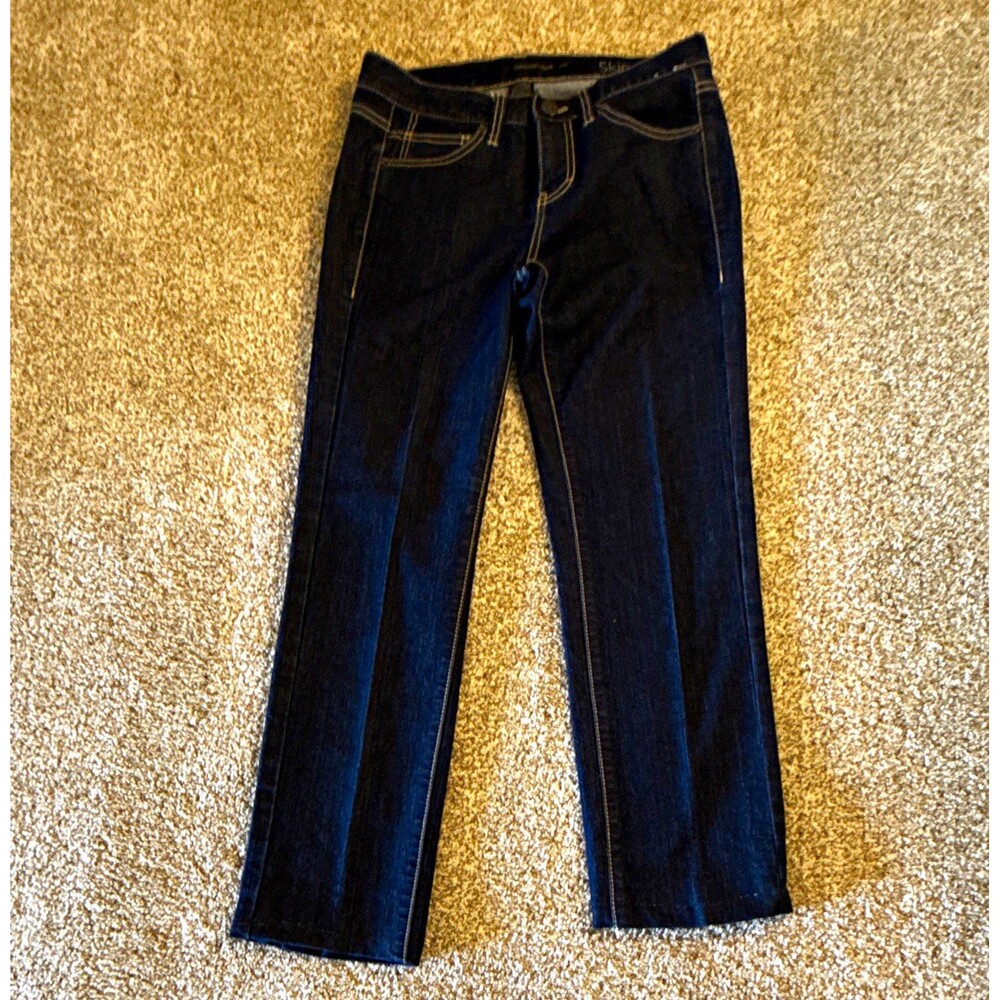 Calvin Klein Jeans Skinny Jeans Women’s 4 Blue Dark Wash Stretch 5-Pocket Zip